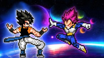Gogeta TP V3 OP(All Form)(new) VS Vegeta DBS V2 OP(All Form) in Jump Force Mugen