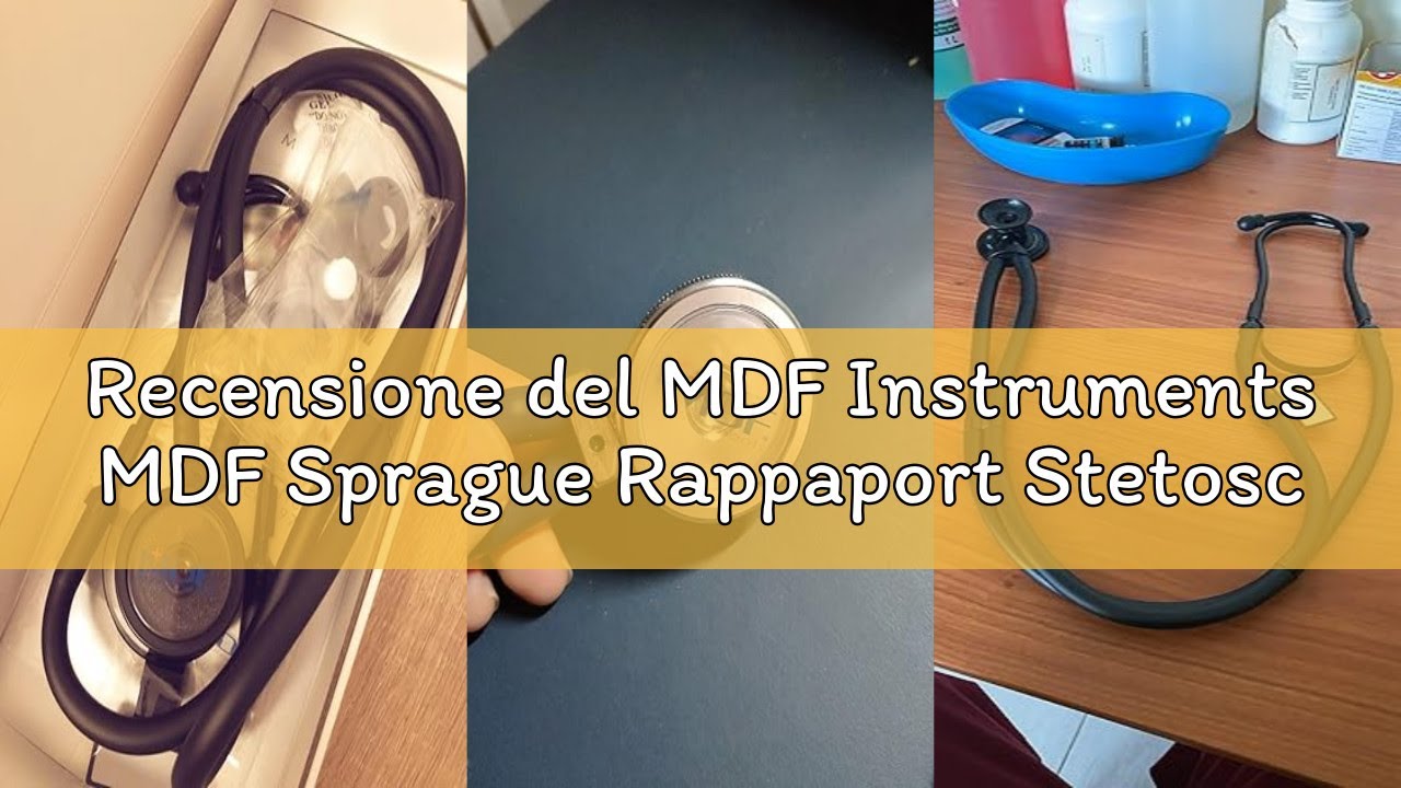 Recensione del MDF Instruments MDF Sprague Rappaport Stetoscopio della con testine convertibili per