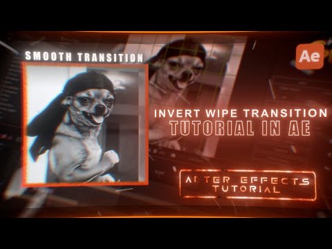 Invert wipe transition tutorial l After Effects tutorial