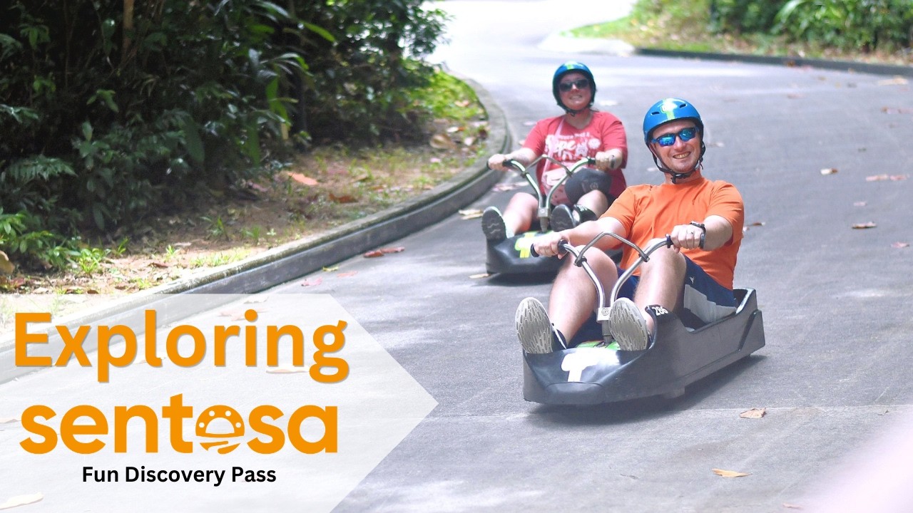 Sentosa Island 🇸🇬 Luge, Oceanarium & More | Singapore Travel Vlog