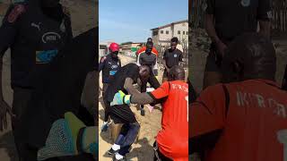 Training with fun at the beach