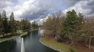 2nd FLIGHT & VIDEO TEST! DJI PHANTOM STANDARD 3 AT CSU STANISLAUS IN TURLOCK CALIFORNIA