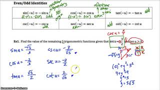 PreCalc Unit 3 Lesson 1 Notes