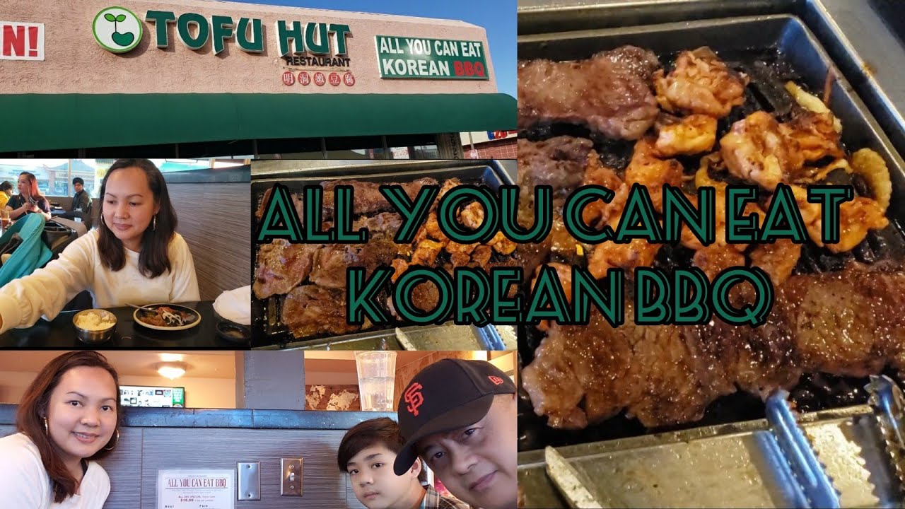 ALL YOU CAN EAT KOREAN BBQ TOFU HUT LAS VEGAS YouTube