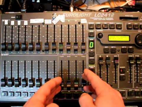 Apprendre le Eurolight LC2412 de Behringer Episode 014 - Chase to Memory