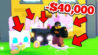 i SPENT 12 HOURS & $40,000 on EASTER HOVERBOARD & HUGES in Pet Simulator X, Real-Time  Video View Count