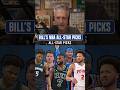 Bill's 2026 NBA All-Star picks