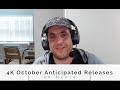 Most Anticipated 4K Blu-Rays for October 2024!