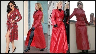 Winter Long Coat Leather Jacket Designs And Ideas For Girls And Women