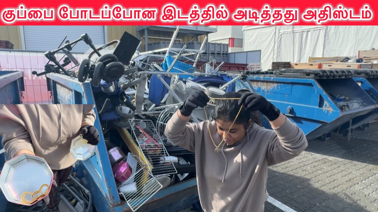 குப்பை போடப்போன இடத்தில் அடித்தது அதிஸ்டம் Tamil|swiss life with me 