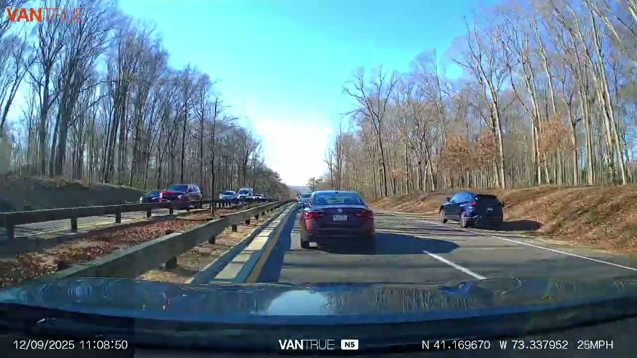 Dec 9 2025 11AM accident on Merritt Parkway