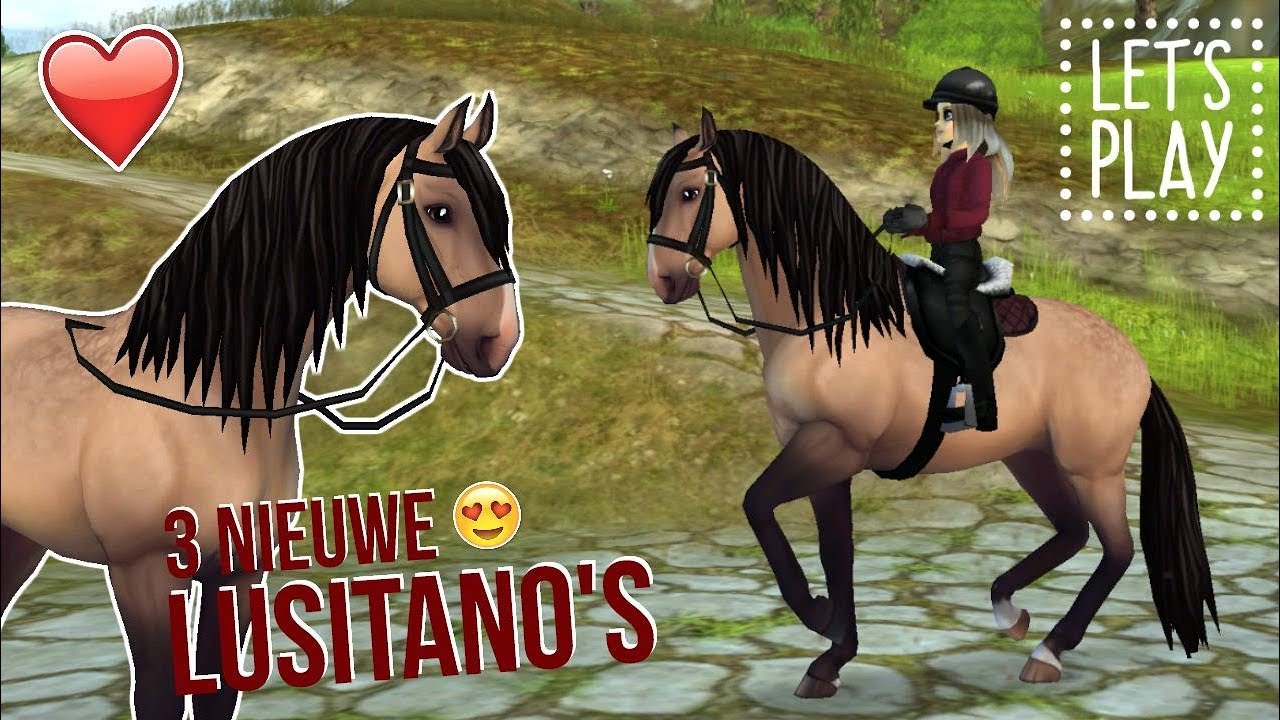 Blind vertrouwen beton mager Nieuw paard kopen!! 3 nieuwe Lusitano's - Update | Star Stable Online |  Daphneee - Zoey Winterson - YouTube