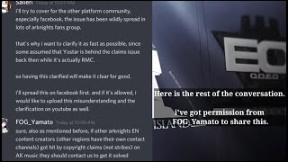 [Arknights] Official Clarification Regarding Terms of Service Update Rumour