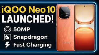 Iqoo Neo 10 Sd 8S Gen 4, 144Hz Amoled, 7000Mah 35,000