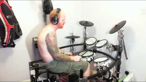 Meshuggah Bleed - opening drum pattern.wmv