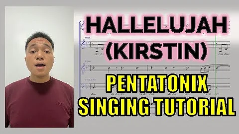 Hallelujah (KIRSTIN) - Pentatonix Singing Tutorial w/ Sheet Music #PTXRay