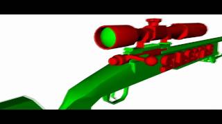 Cinema 4D | Multi-Colour M40A3 Intro