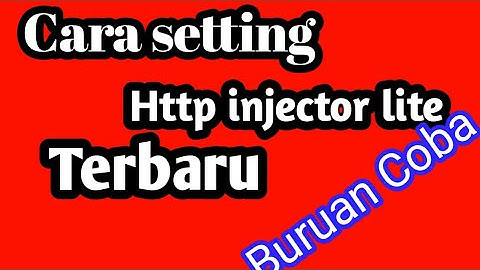 Cara setting Http injector lite sc Axis Hura2
