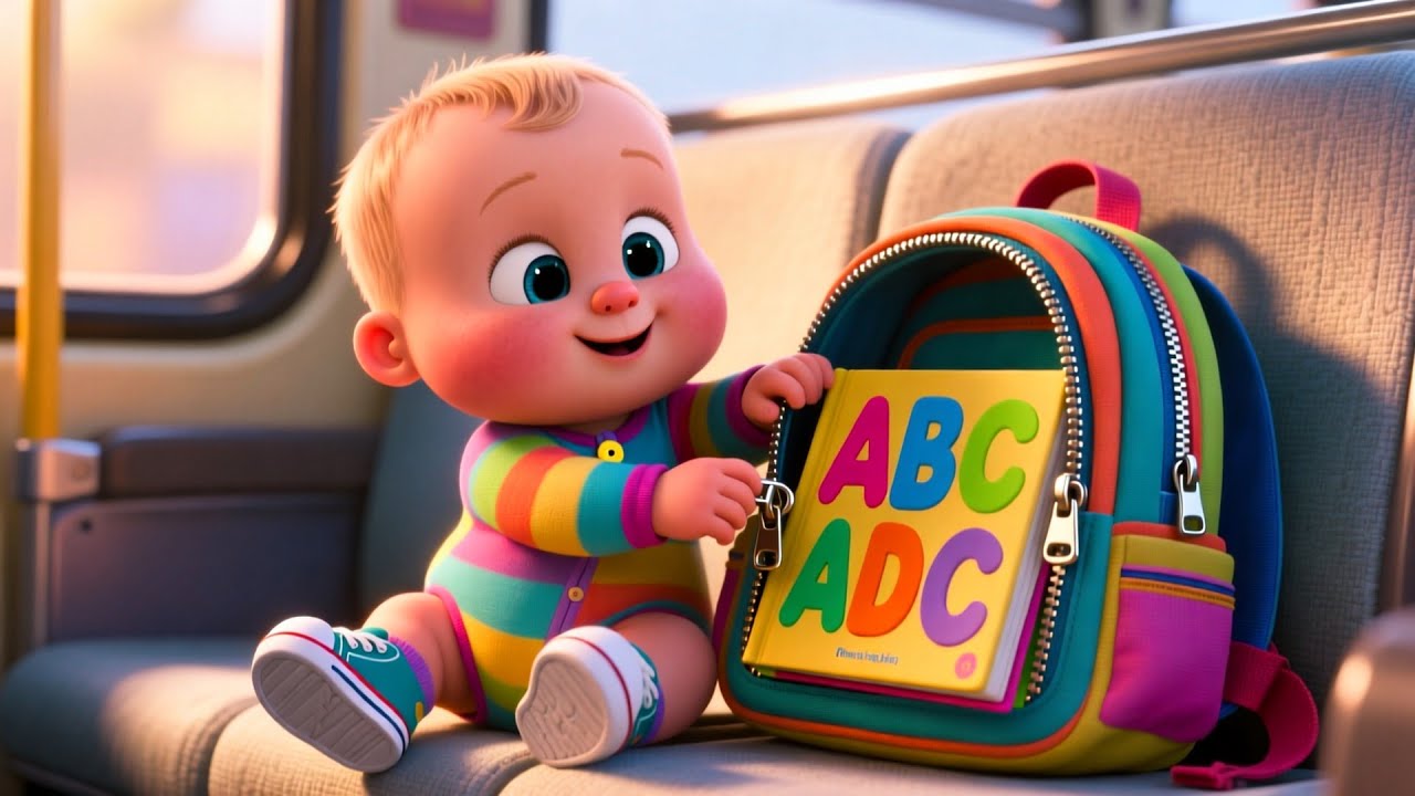 School Bus Stop And Baby | Fun School Bus Song for Kids | Learning Adventure Nursery Rhyme 🚌