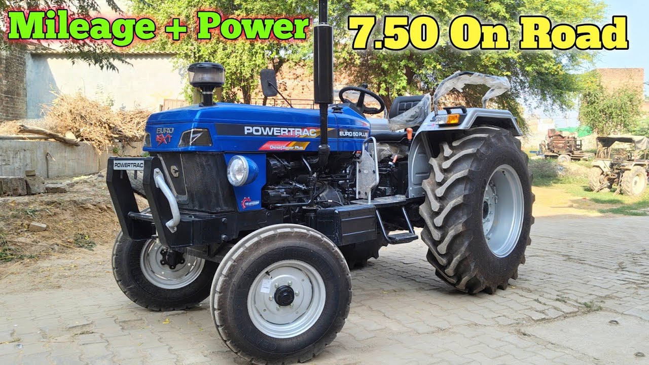 Powertrac Euro 50 Plus NEXT 55 HP | New Model 🚀