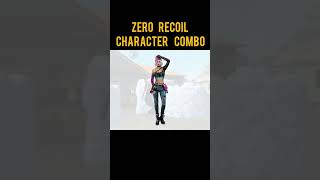 Zero Recoil Character combination 💀💀💀💀#freefire #ffshorts #viral #trending #Ela ff gaming