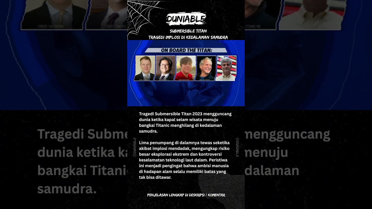 Tragedi Submersible Titan 