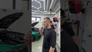 Który samochód jest najtrudniejszy do oklejenia? #ppf #kia #alfaromeo #porsche #detailing