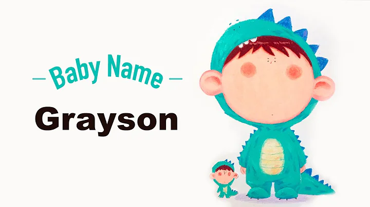 Descubra a origem e popularidade do nome de bebê Grayson