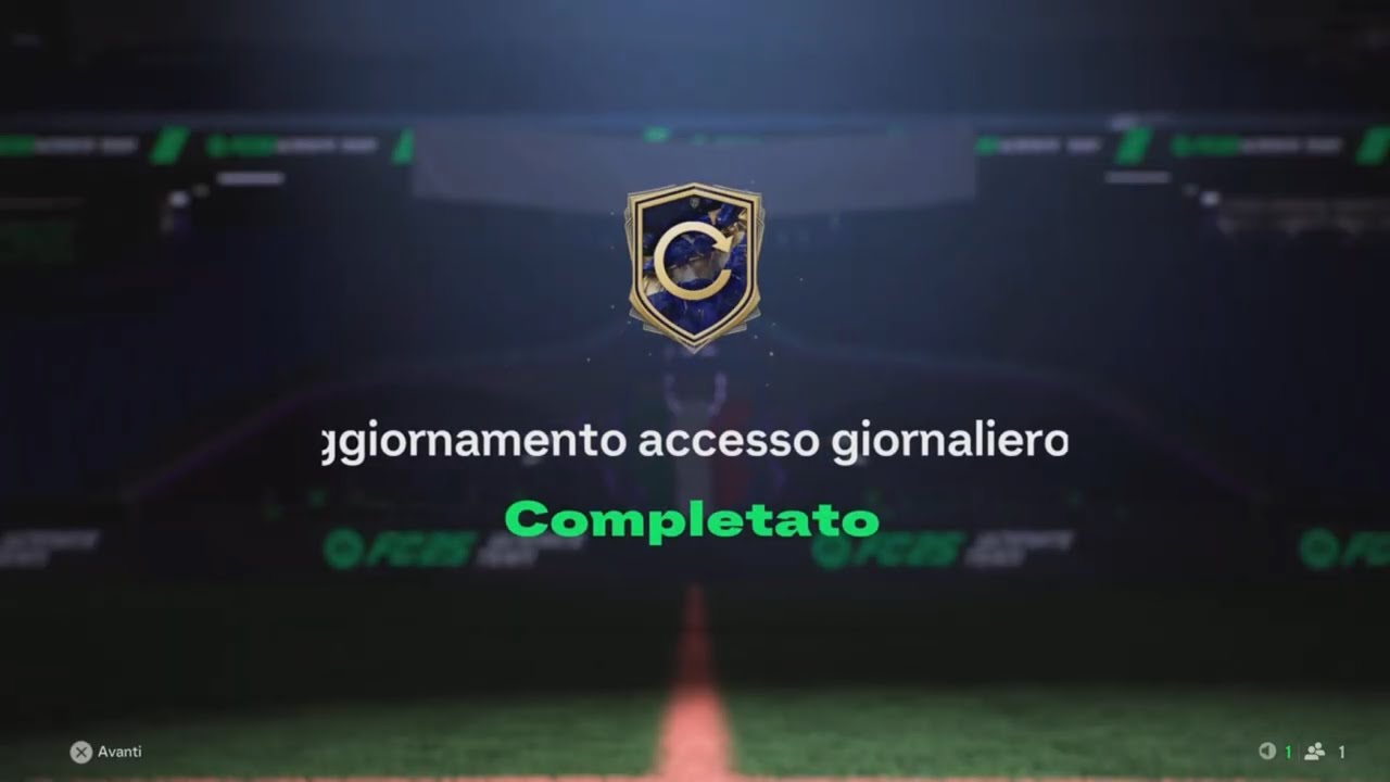 FC 25 - DAILY LOGIN UPGRADE - AGGIORNAMENTO ACCESSO GIORNALIERO SQUAD BUILDING CHALLENGES SBC SCR