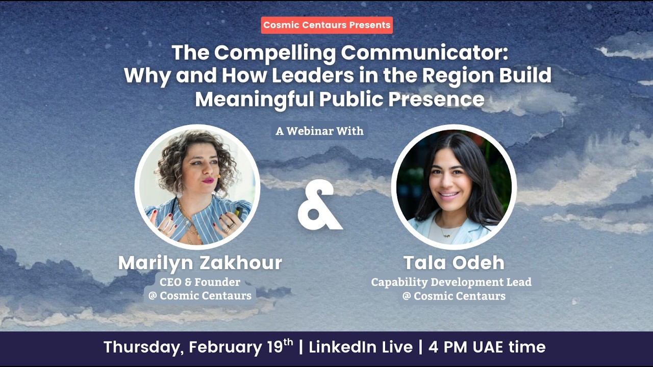 Why & How Leaders in the Region Build Meaningful Public Presence