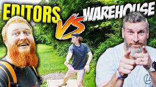 Can Our Editors Beat The Warehouse?! | Disc Golf Doubles Battle