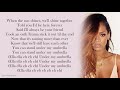 Rihanna Umbrella Lyrics Rihanna Umbrella Lyrics