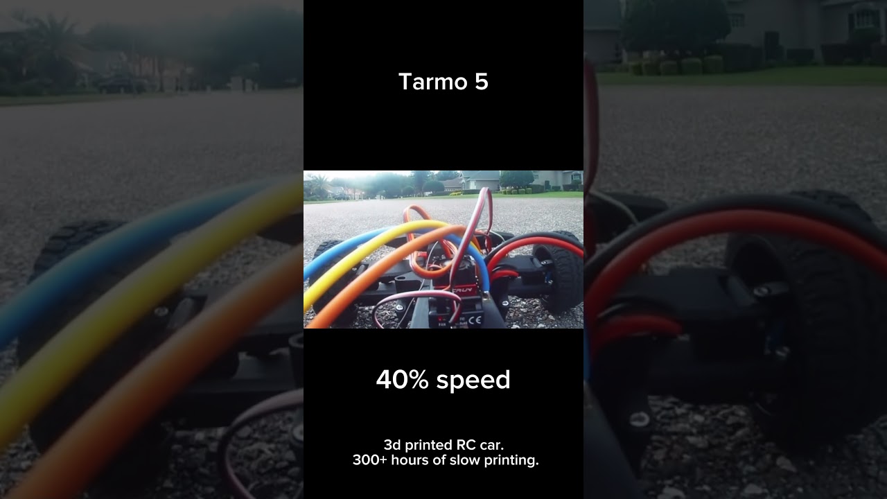 3d printed RC car called the Tarmo5. 