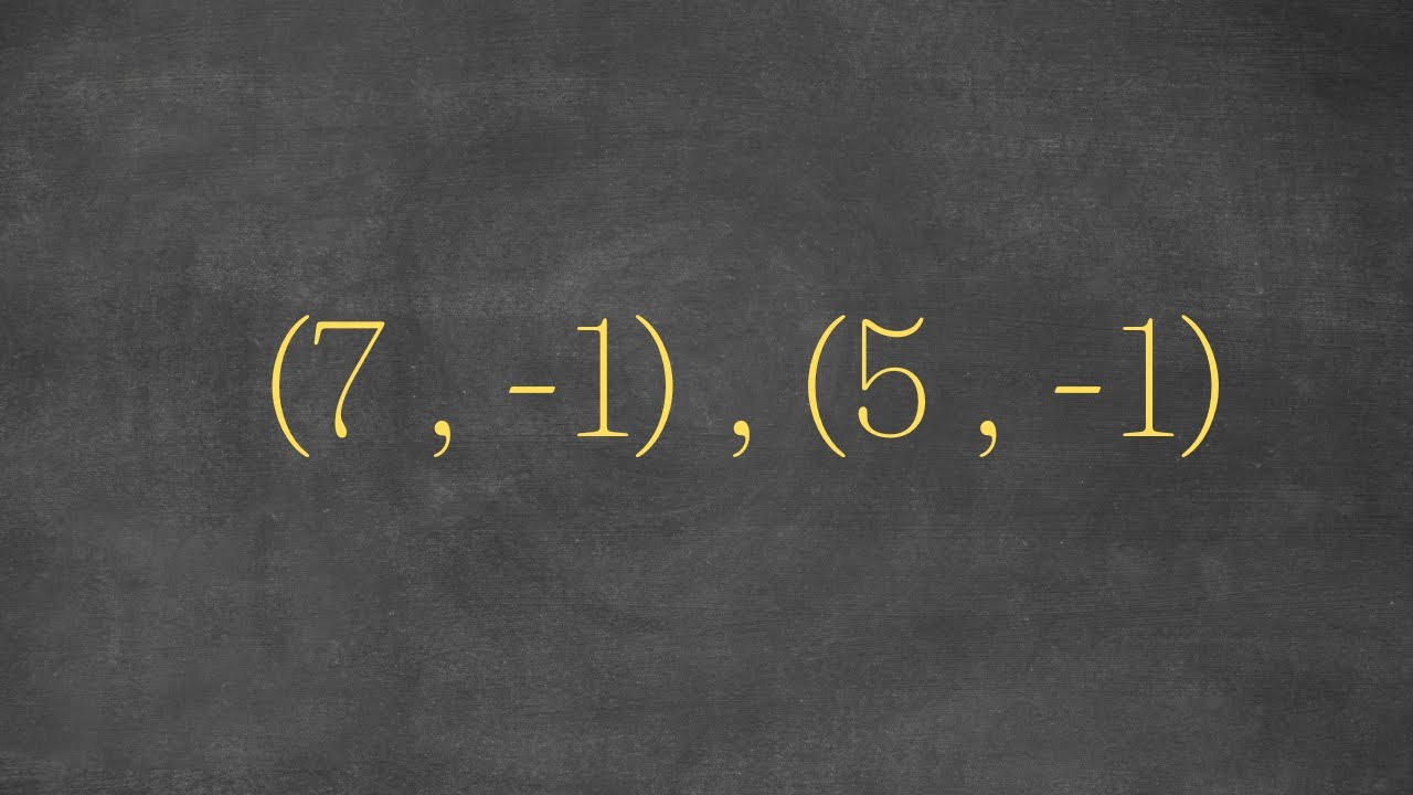 Algebra l - The Slope of a Horizontal and Vertical Lines - YouTube