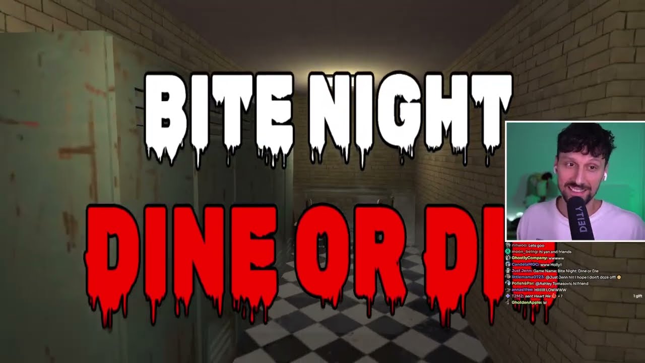 👻🔴 Playing Bite Night: Dine or Die - Silent Nights - Alyssa (3 Horror Games) 🔴👻