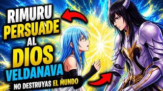Rimuru trata de Persuadir al Dios Veldanava para que no Destruya el Mundo - Vol 23