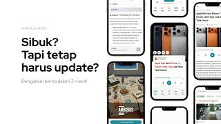 Ambisius News - Cara Baru Dengarkan Berita dengan AI | Tersedia di Play Store & App Store screenshot 5