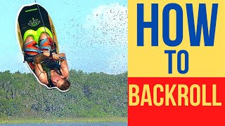 How To Backroll On A Kneeboard (Boat Flip Tutorial)