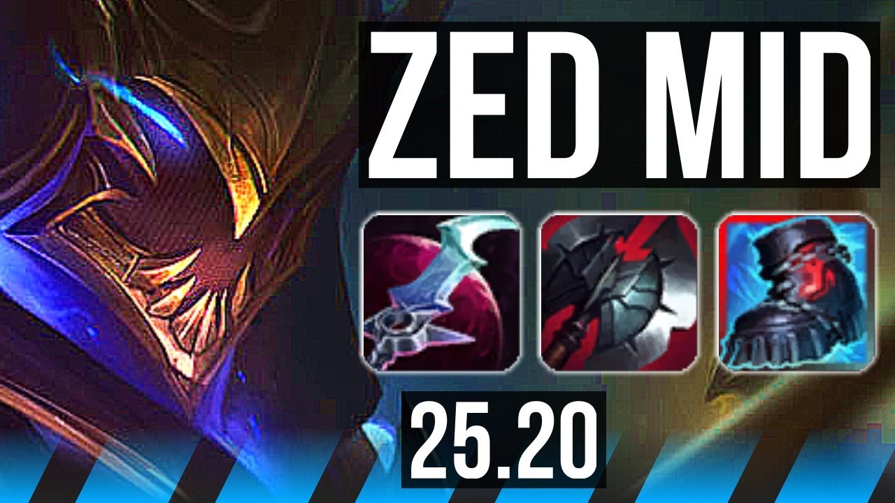ZED vs GALIO (MID) | 12/1/3, Dominating | KR Diamond | 25.20