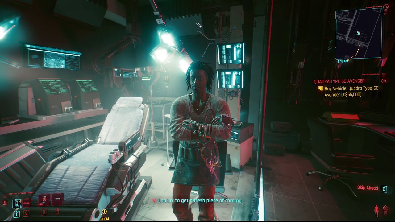 Cyberpunk 2077 Mantis Blades Electrical Damage Mod Locations