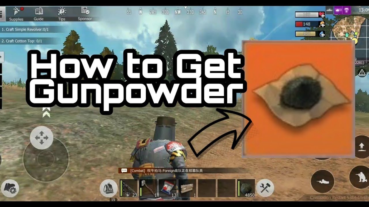 How To get Gunpowder ? Last Island of Survival YouTube