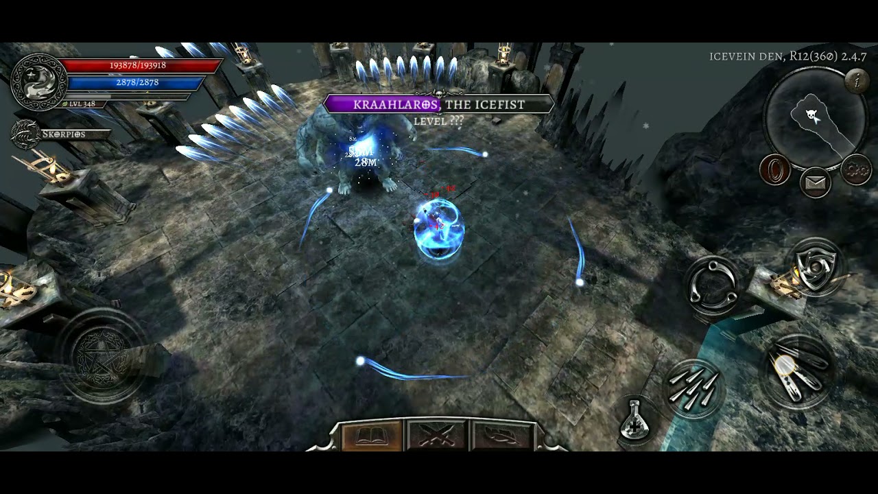 ANIMA ARPG: KHRAALHAROS THE ICE FIST BOSS FIGHT