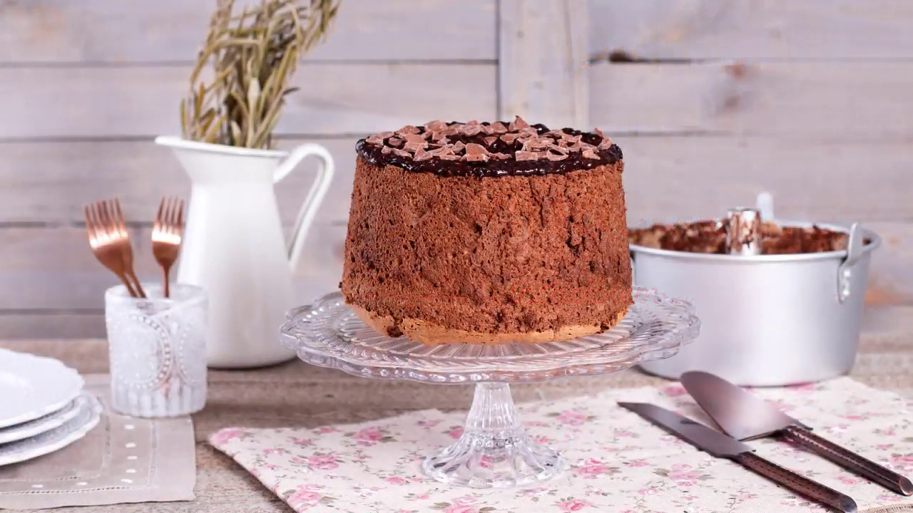 Receta de Angel Food de Chocolate YouTube