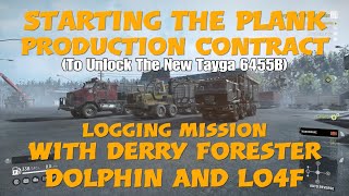 SnowRunner Starting The Plank Production Contract With Derry Forester Bruce And Lo4f