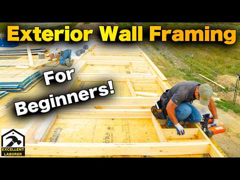 How to Frame Exterior Walls | The Right Way (For Beginners!)