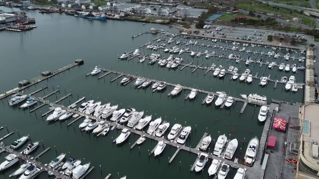This is what spring looks like at Atlantic City Marina, by drone with Joe Martucci