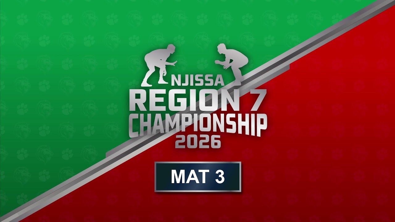 2026 NJSIAA Region 7 Wrestling Tournament - Mat 3 - Friday