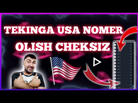 USA NOMER OLISH / TEKINGA CHEKSIZ VA XATOSIZ USA NOMER KUNIGA 20 TA