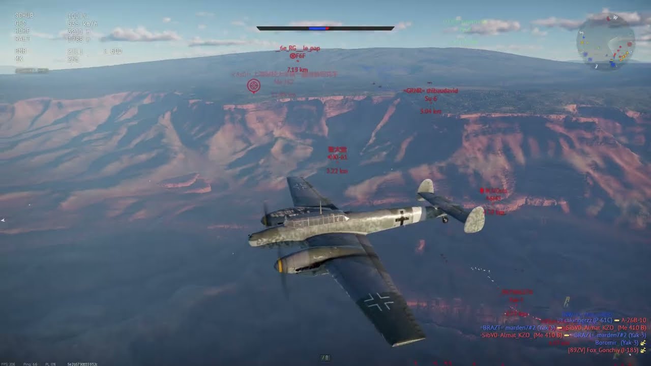 Kein Entkommen über den Wolken/Warthunder