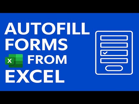 Auto Fill From Excel video preview 2